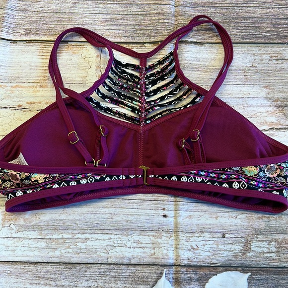 SO • Floral Boho Crop Top • Sz XL • NEW! - Picture 4 of 9